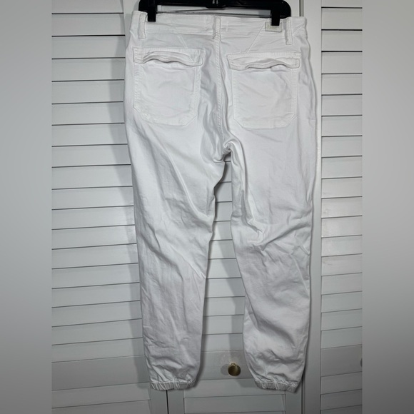 PAIGE Women's Mayslie Jogger Jeans in White Size 30 | 10 - Picture 7 of 8